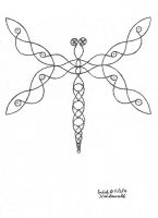 Celtic Knot Dragonfly